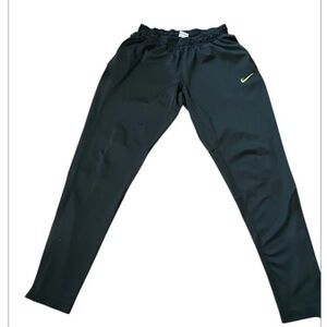Nike Black Joggers with Yellow Swoosh size medium